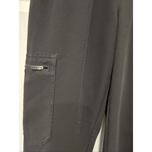 Figs Women Scrub Pants XS Black Jogger Stretch Technical Medical Drawstring - Picture 5 of 12